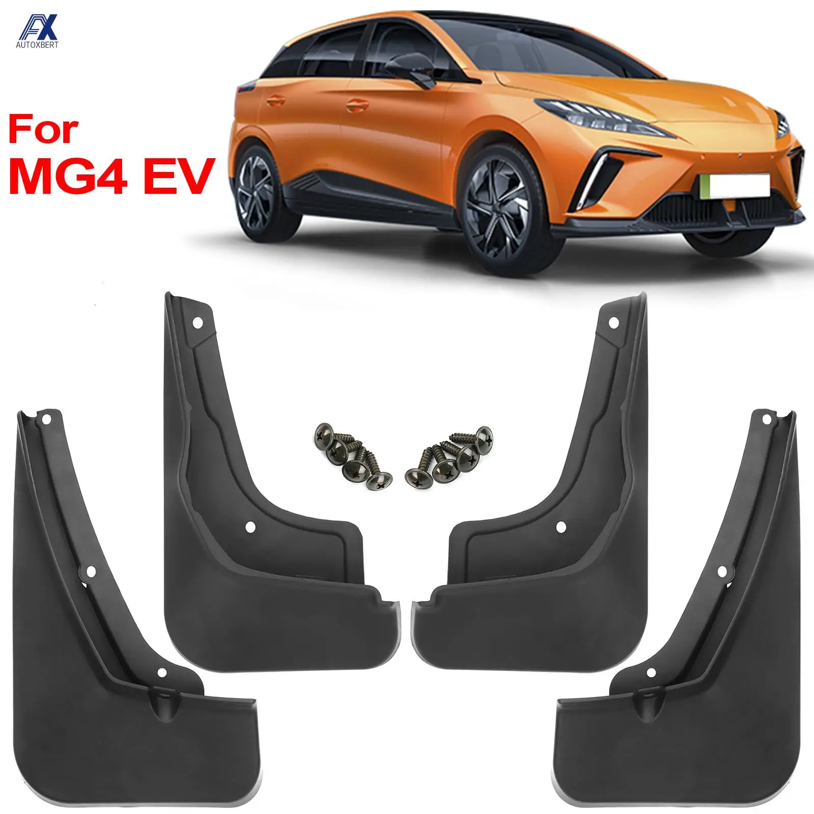 

4x For MG 4 MG4 EV Mulan Hatchback 2022 2023 Mud Flaps Splash Guard Mudguards MudFlaps Front Rear Fender Styling Car Accessories