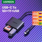 UGREEN USB C кардридер Тип C к USB SD Micro SD кардридер для iPad ноутбука аксессуары карта памяти адаптер SD кардридер