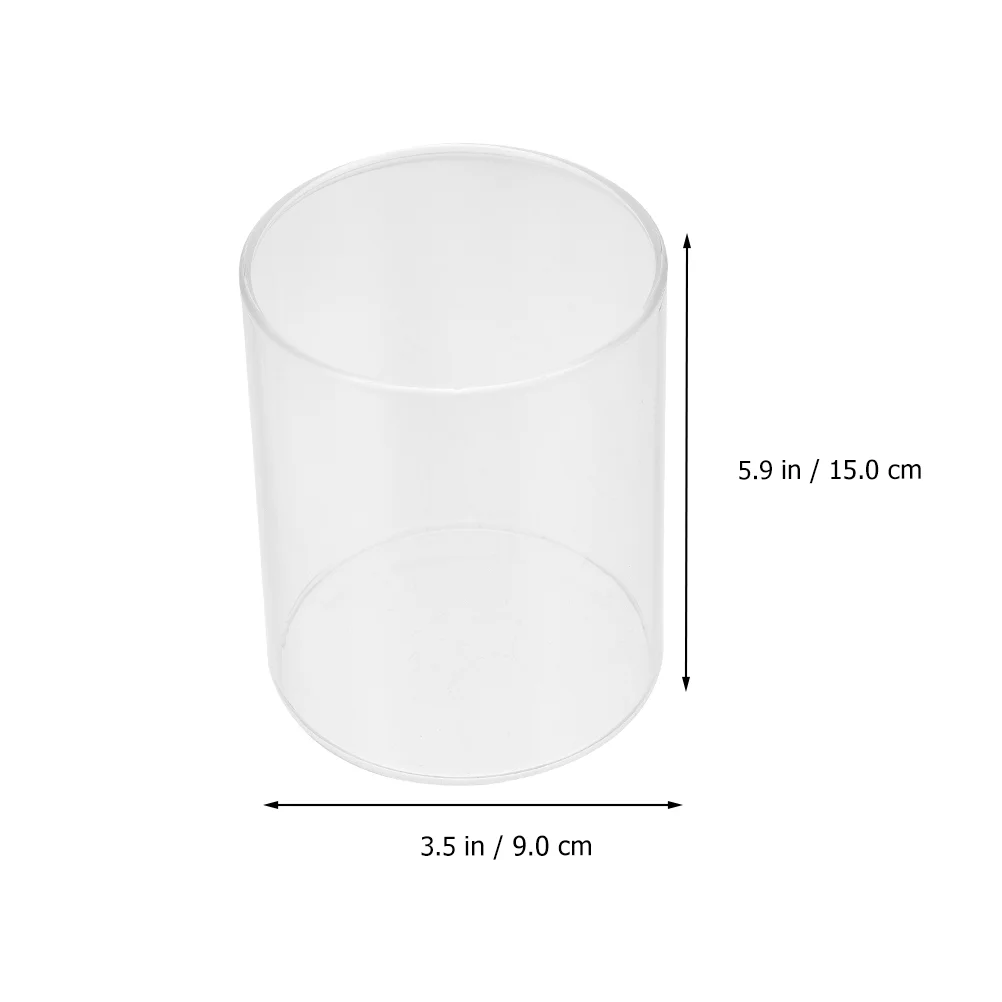 

Cylinder Bowl Open Clear Chimney Frosted Ended Shade Lamp Holder Tube Fruit Cover Serving Ends Both Holders Salad Storage Bowls