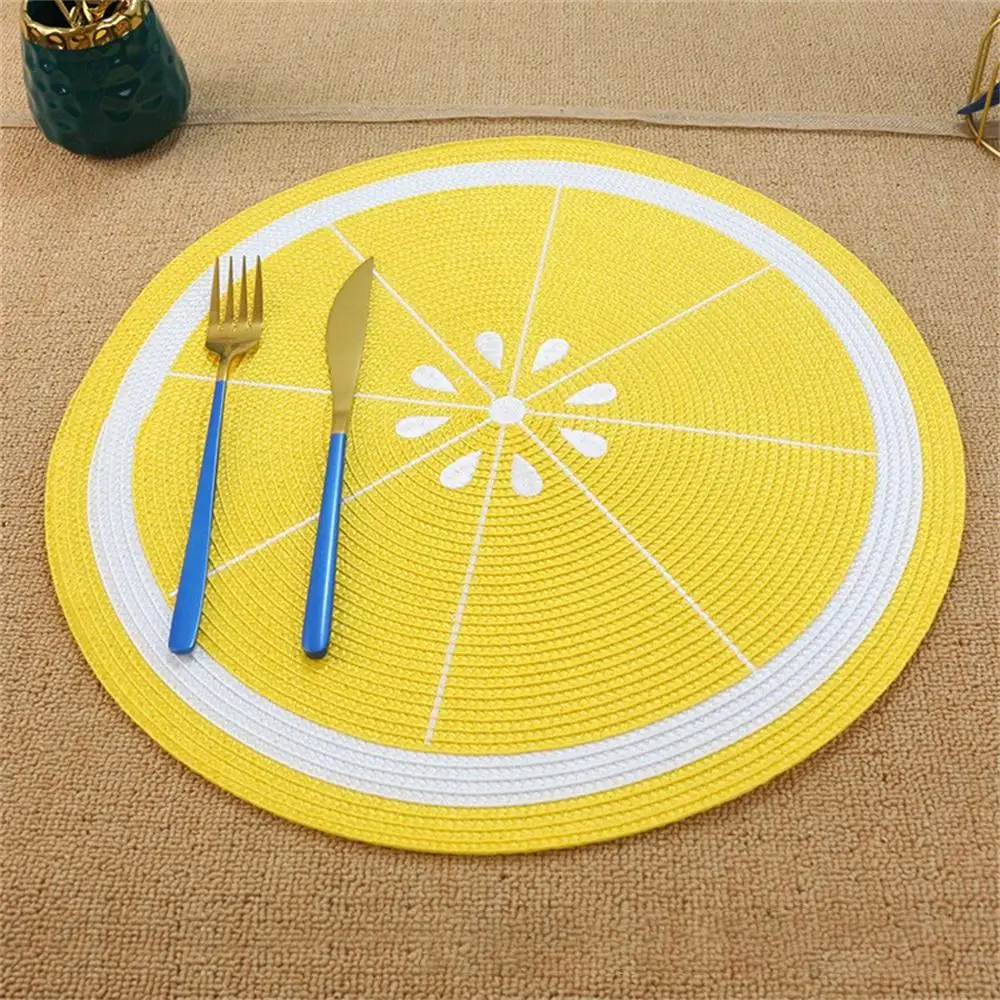 

Коврик для чашки в форме фрукта, нескользящий изоляционный коврик для чашки-подставки, держатель для арбуза, лимона, домашний аксессуар для ...