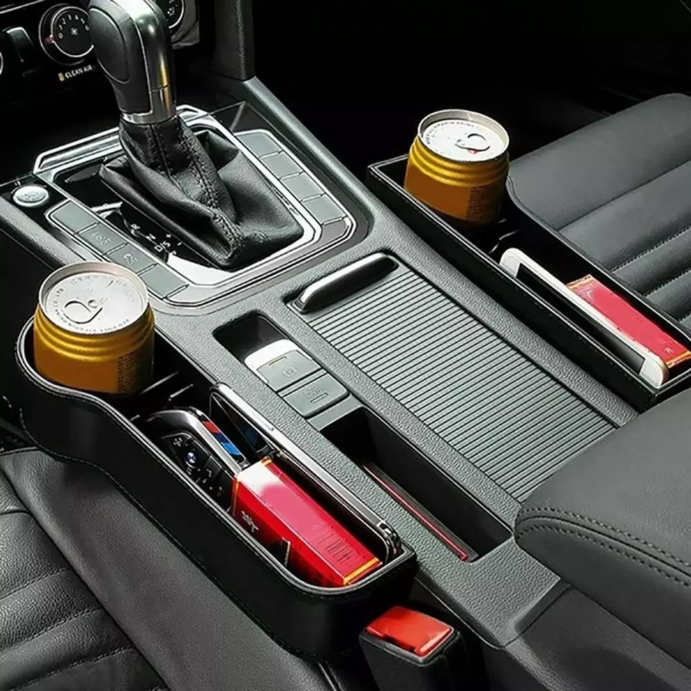 

Seat Organizer Crevice Storage Box Car Organizer Gap Slit Filler Holder For Wallet Phone Slit Pocket Auto Car Accessories
