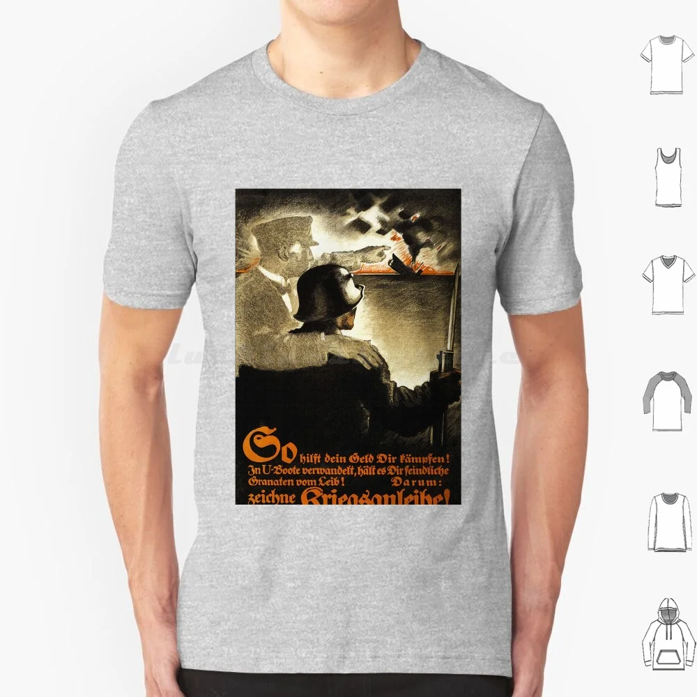 Wwi Bond Drive...u Boats Keep Enemy Away T Shirt 6xl Cotton Cool Tee Unterseeboot U Boot Boat Kriegsmarine German Vintage