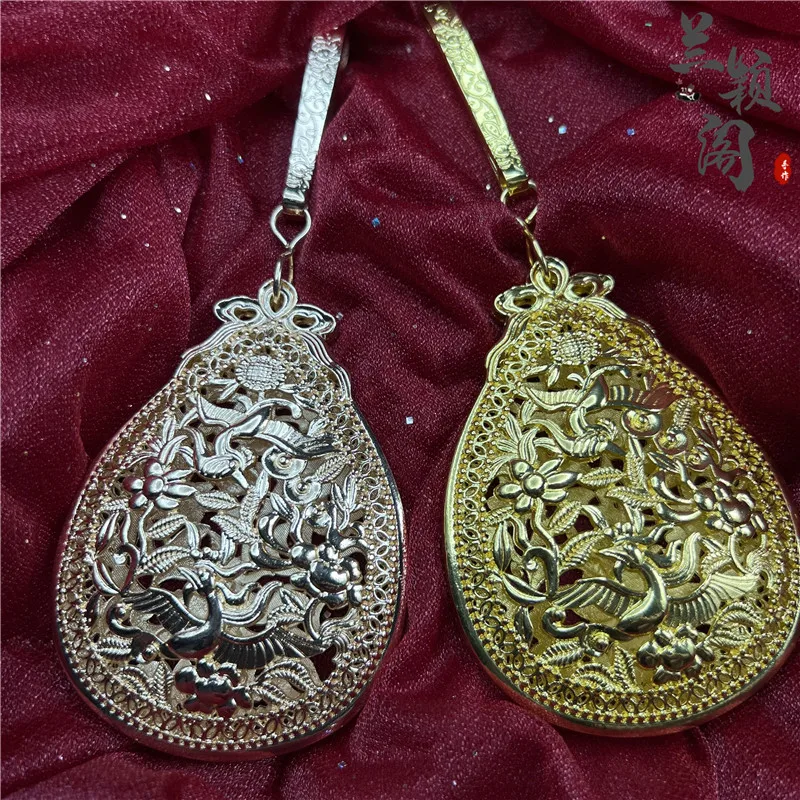 

Оригинальные аксессуары для одежды Hanfu Xiapei Восстанавливающий узор Феникс пион Xiapei подвеска династии Ming Song