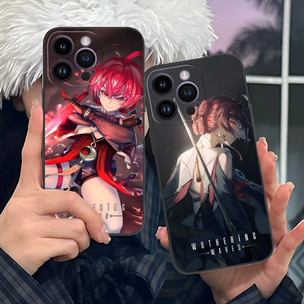 Wuthering волны Danjin Чехол для мобильного телефона iPhone 16 15 14 13 12 11 X XR XS 8 7 Pro Max Plus Mini