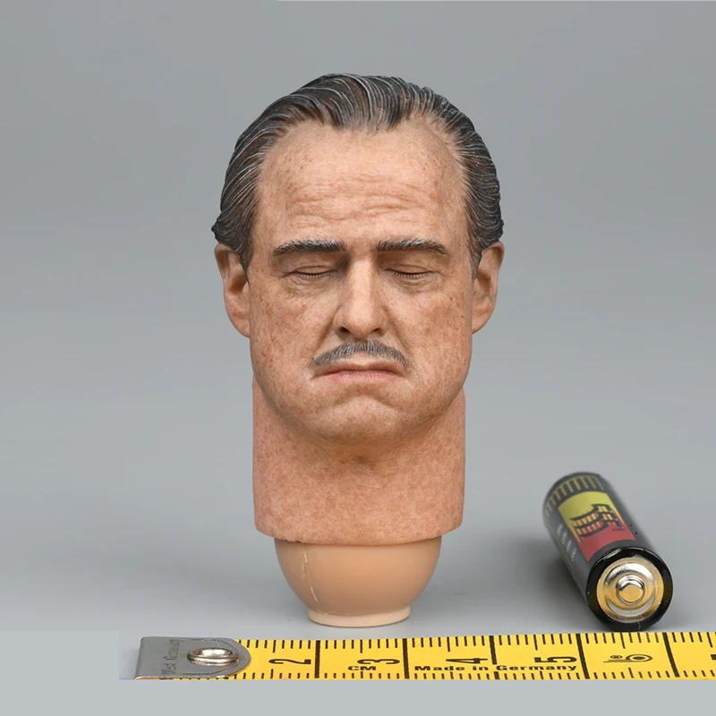 

DAMTOYS DAM 1/6 Soldier Corleone Head Sculpt With Closed Eyes Model DMS033 For 12'' Action Figure Accessory Collectible In Stock
