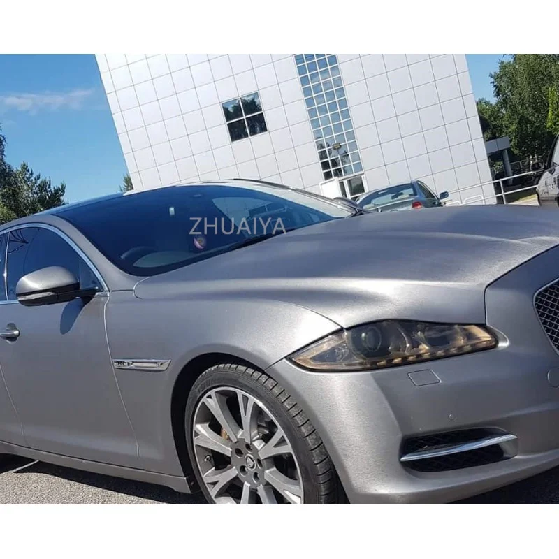 ZHUAIYA матовая сталь черная серия виниловая пленка упаковочная яркая 152*18 м рулон