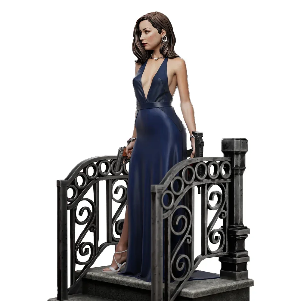 Миниатюрная фигурка из смолы Bond Girl 1:16 набор моделей Неокрашенная пластиковая