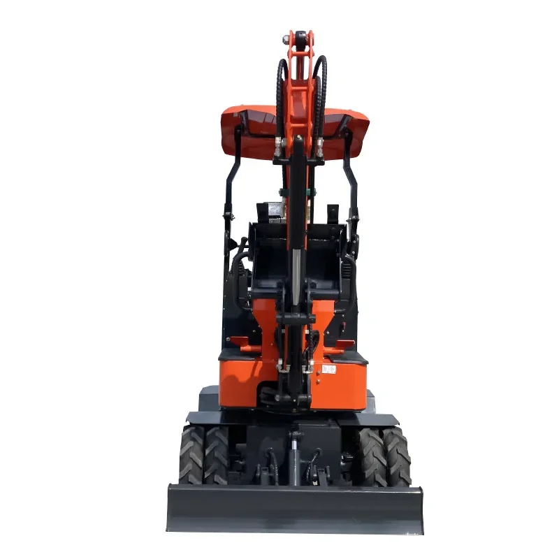 Колесный мини-экскаватор Инженерная техника сельскохозяйственный 4-колесный с