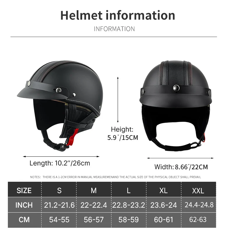 Сертифицированный 3C ретро мотоциклетный шлем четырехсезонный круизный мотоцикл