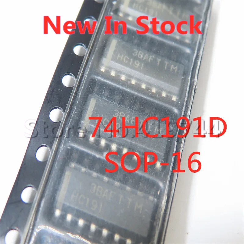 

10PCS/LOT 74HC191D SN74HC191DR 74HC191 SMD SOP-16 logic chip In Stock NEW original IC