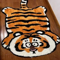 imitation cashmere thick fat tiger floor mat bedroom bedside carpet absorbent bathroom non slip