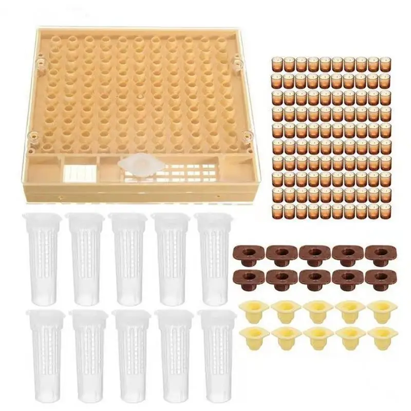 

Complete Queen Rearing System Kit King Cultivating Box Plastic Bee Bees Cells Cell Cups Cupkit Cage Beekeeping Tools Supplier