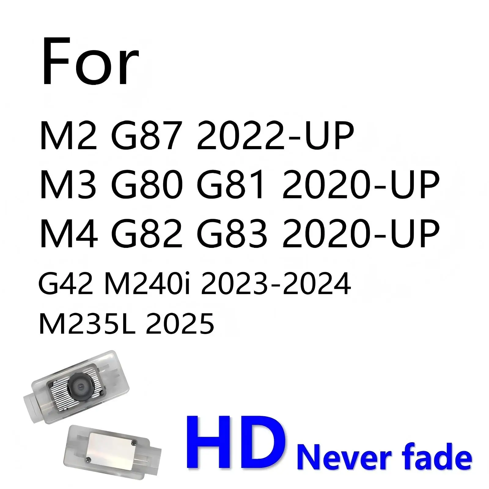 

HD светодиодный проектор двери автомобиля приветственный свет для BMW M2 G87 G42 M240i M3 G80 G81 M4 G82 G83 2020 2021 2022 2023 2024 2025 аксессуары