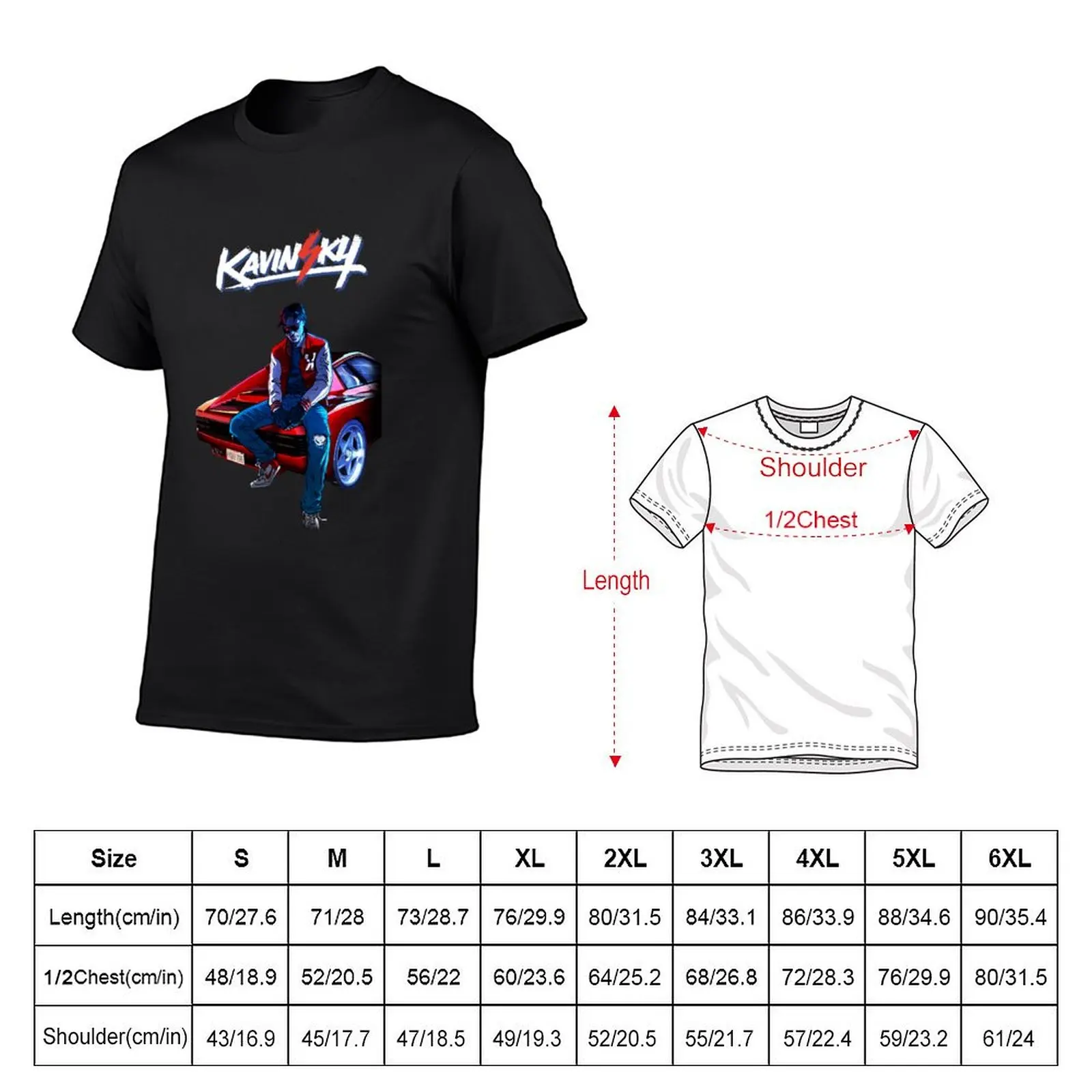 Футболка Kavinsky топы футболки мужская одежда