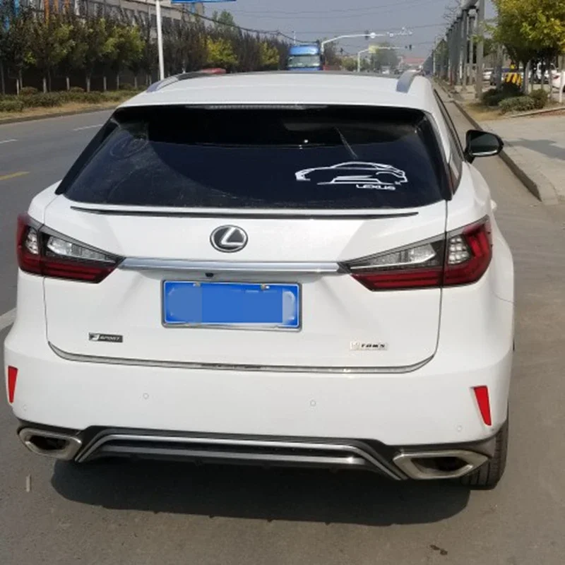 Фото Спойлер-антикрыло из FRP и карбона, неокрашенный, для заднего багажника Lexus RX200t RX450h RX 2016 2017 2018 №1