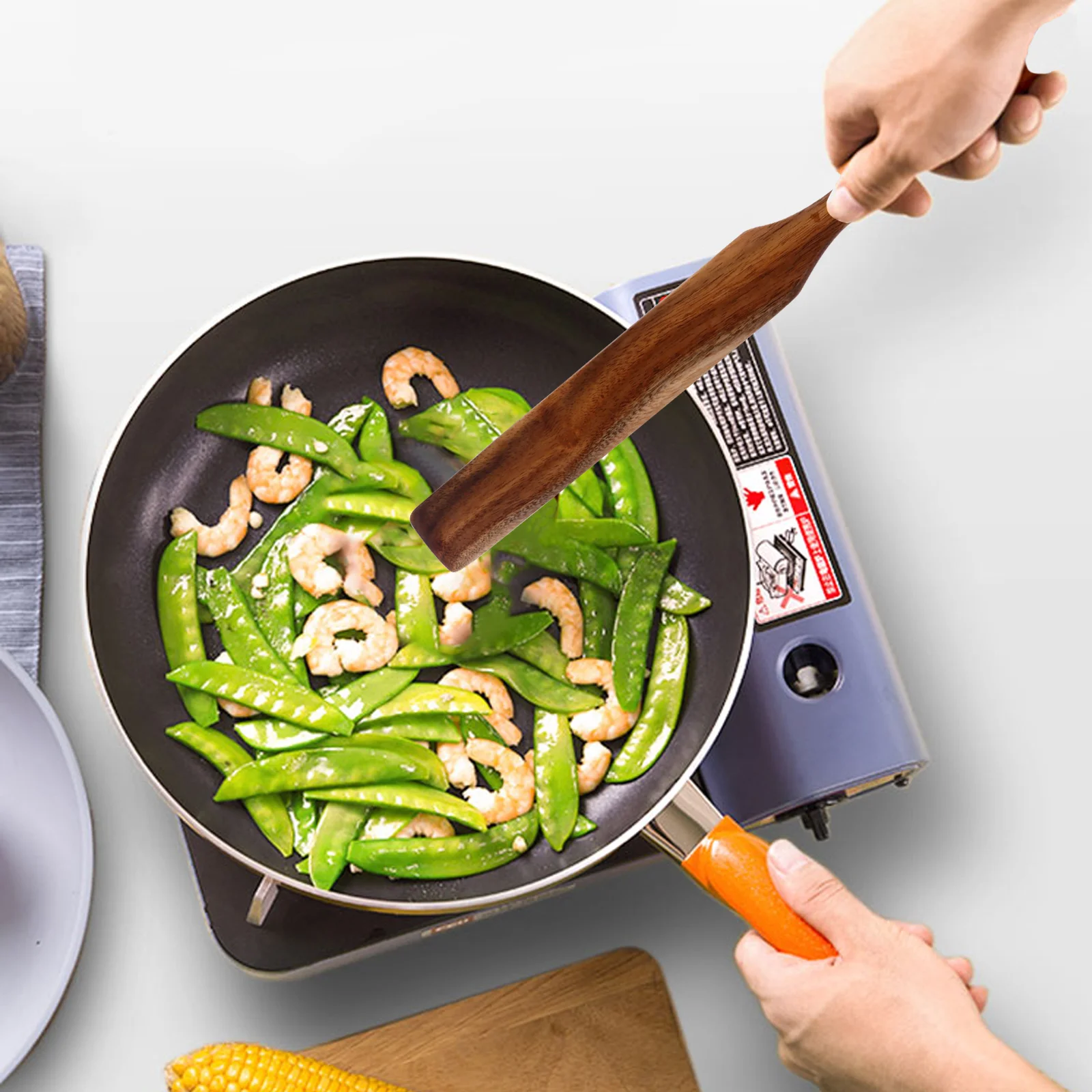 Деревянная деревянная лопатка для приготовления пиццы не прилипает