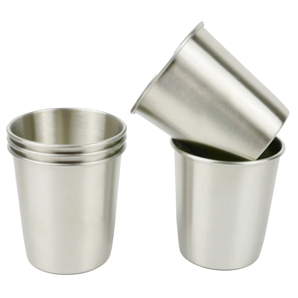 

304 Stainless Steel Beer Mug Durable Cups Pint Metal Stackable Milk Tea