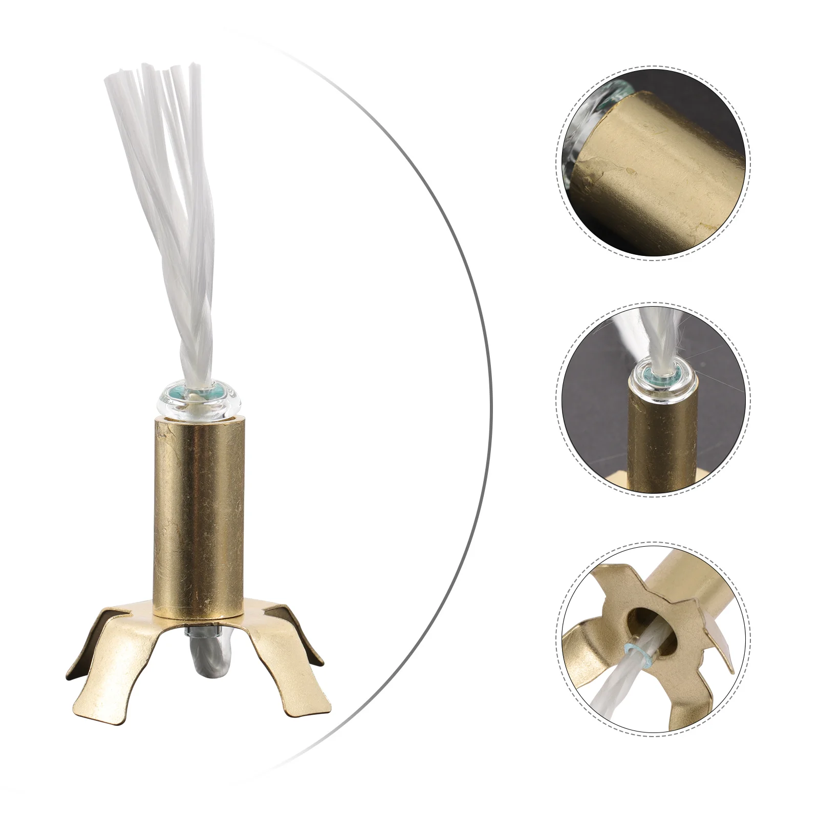 

Wick Holder Lamp Glasssupplies Centering Rackdevices Stand Display Telescopic Oil Butter Custom Tube Holders Ironpraying Insert