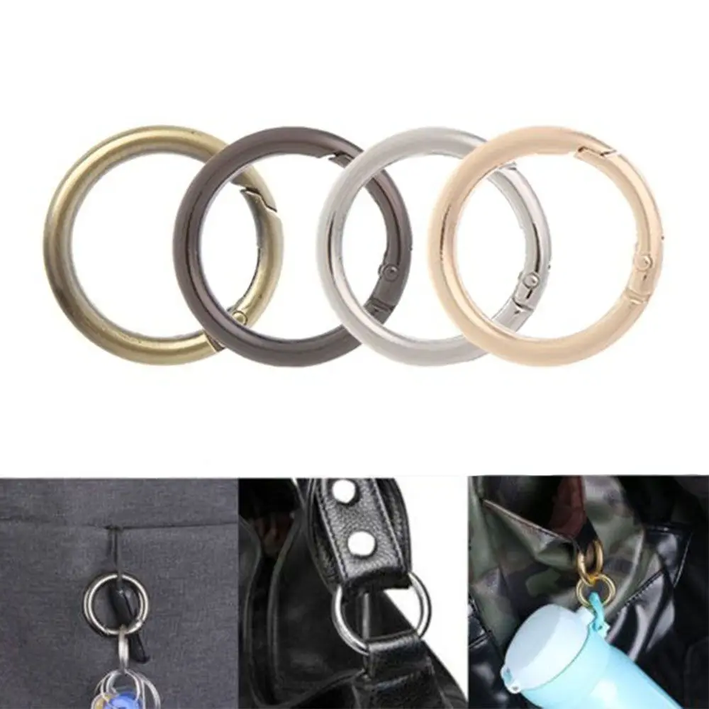 

Opening Connection Ring Purse DIY Circle Keyring Hook Hook Spring Snap Buckle