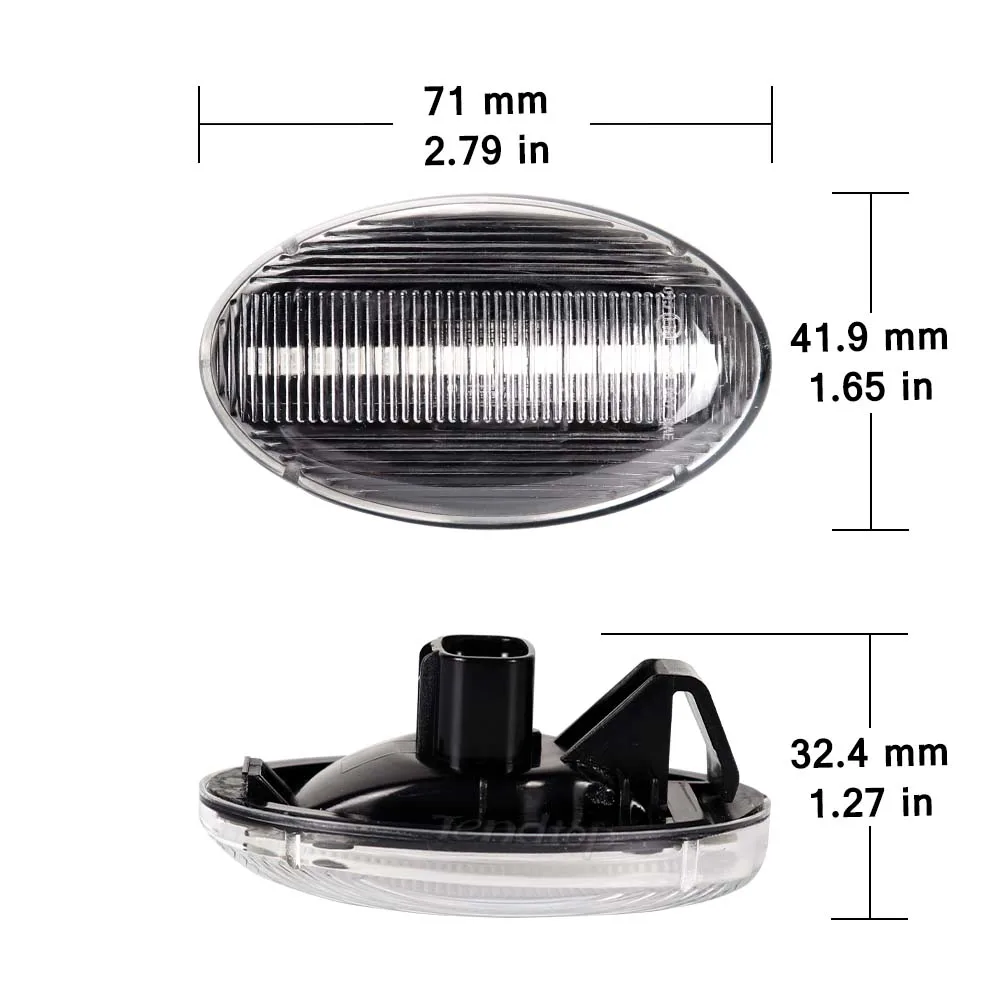 Для Subaru Liberty Forester Impreza WRX STI GDA GDB 2002-2007 динамический поворотник светодиодный