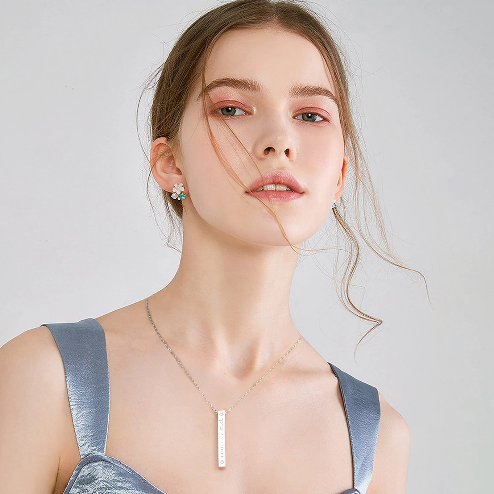 LIKGREAT иврит библейское благословение звезда Давида кулон ожерелье из нержавеющей