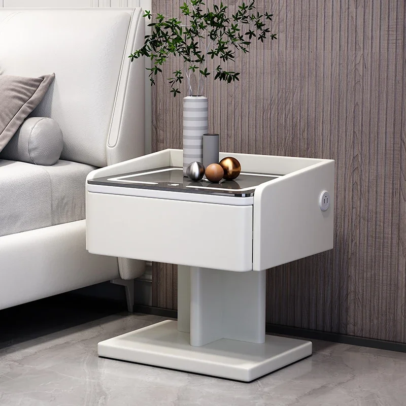 

Arrival Creative Smart Bedside Nightstands Table Wireless Charging Modern Style USB Bedroom Mesita De Noche Home Furniture WK