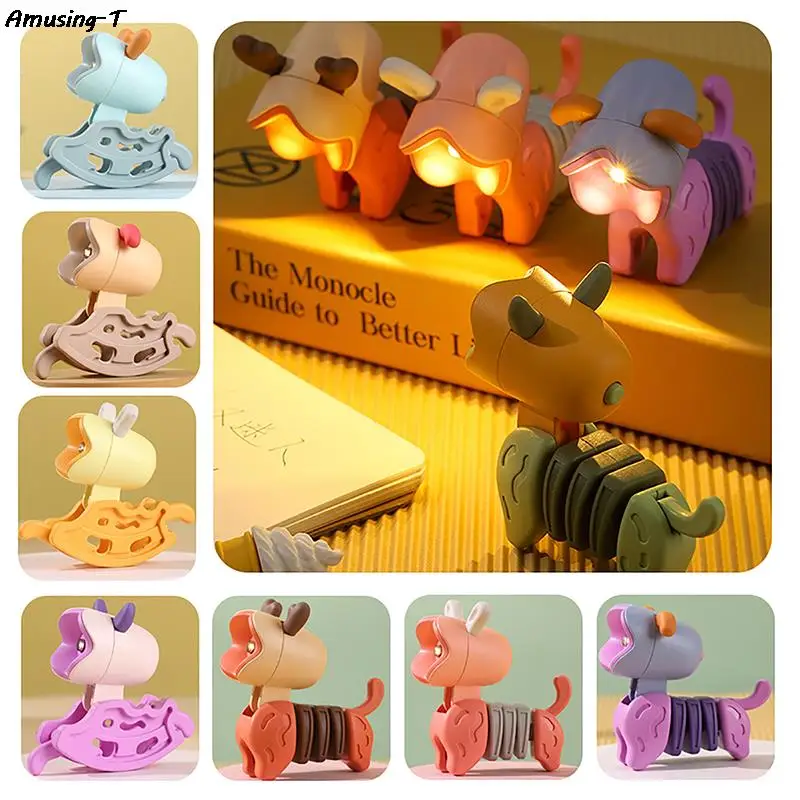 

Настольная мини-лампа для чтения в виде собаки