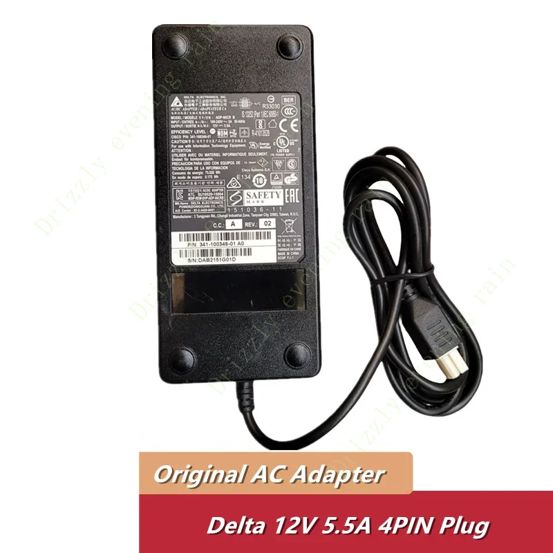 Адаптер переменного тока для CISCO 891 ROUTER C891F PA-1660-2SA2