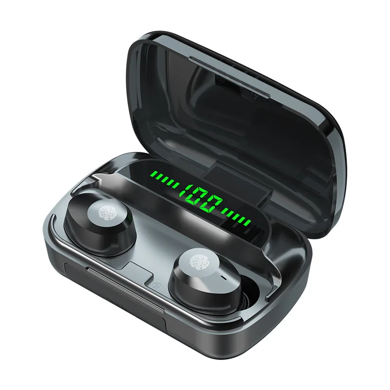 

M5 TWS Wireless Earphones Headphones Bluetooth-5.1 Stereo Sport Waterproof Earbuds Headsets With Microphone 2000mAh Charging Box