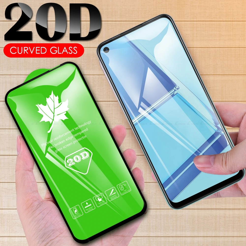 

20D Полное покрытие экрана из закаленного стекла для OPPO A96 A76 A53s A35 A95 A54 A74 A31 A93s A52 A53 A93 A72 A73 5G A91 A92 A92s A94 пленка