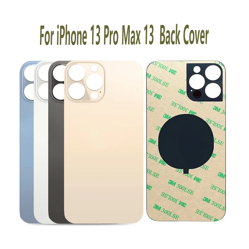 

CE Big Hole Battery Cover Camera Hole Rear Door Housing For iPhone 13 Pro Max 13 Mini Back Cover with Logo Repair Parts
