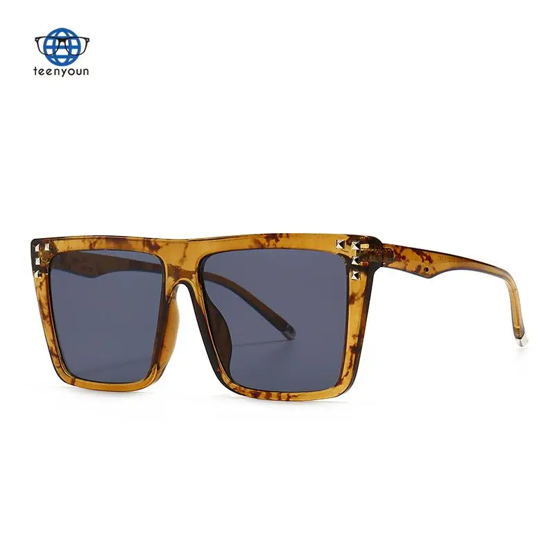 

Очки Teenyoun, новые современные солнцезащитные очки в ретро-оправе, брендовые солнцезащитные очки Ins Wind Street Photo