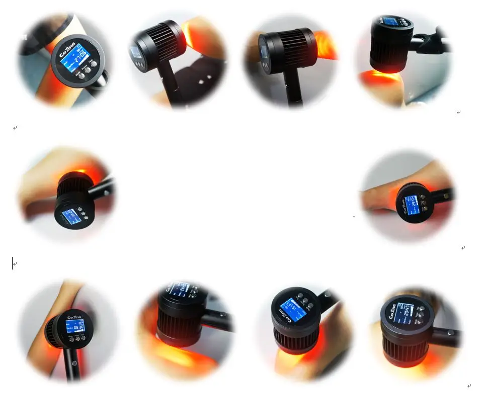 3W 808nm Инфракрасное лазерное лечение локтевых травм для лечения артрита и коленей