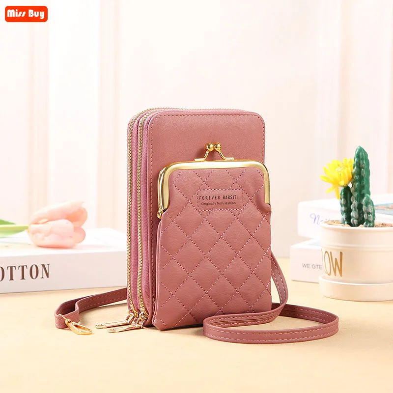 

Прозрачный кошелек для сенсорного экрана, универсальный умный чехол для телефона, чехол для iPhone 14 13 12 Pro max Xs, длинный кошелек