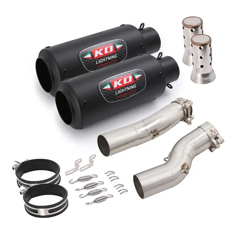 

Левый и правый для Suzuki Hayabusa GSX-R 1300 GSX1300R 2021-2023, глушитель мотоцикла, средняя труба с DB Killer