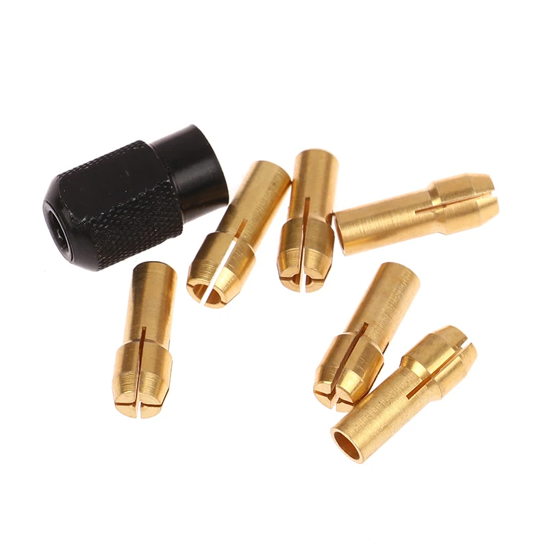 

7 шт./комплект, латунные колпачки для электродрели, 1,0/1,6/2,0/2,4/3,0