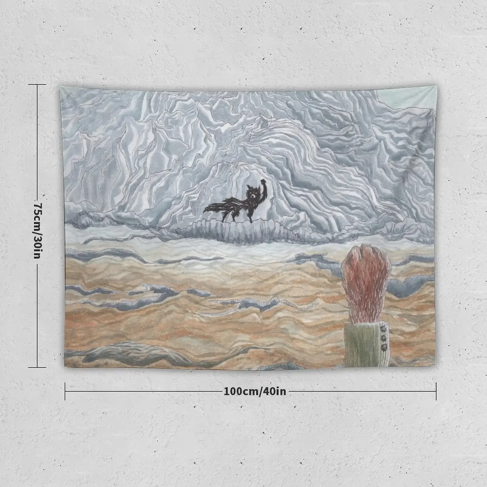 Зимний волк-фантастический мистер Лис от Wes Anderson гобелен украшение для гостиной