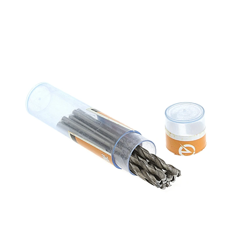 

Multifunction 10 Pcs Tiny Micro HSS 0.8mm Straight Shank Twist Drilling Bit