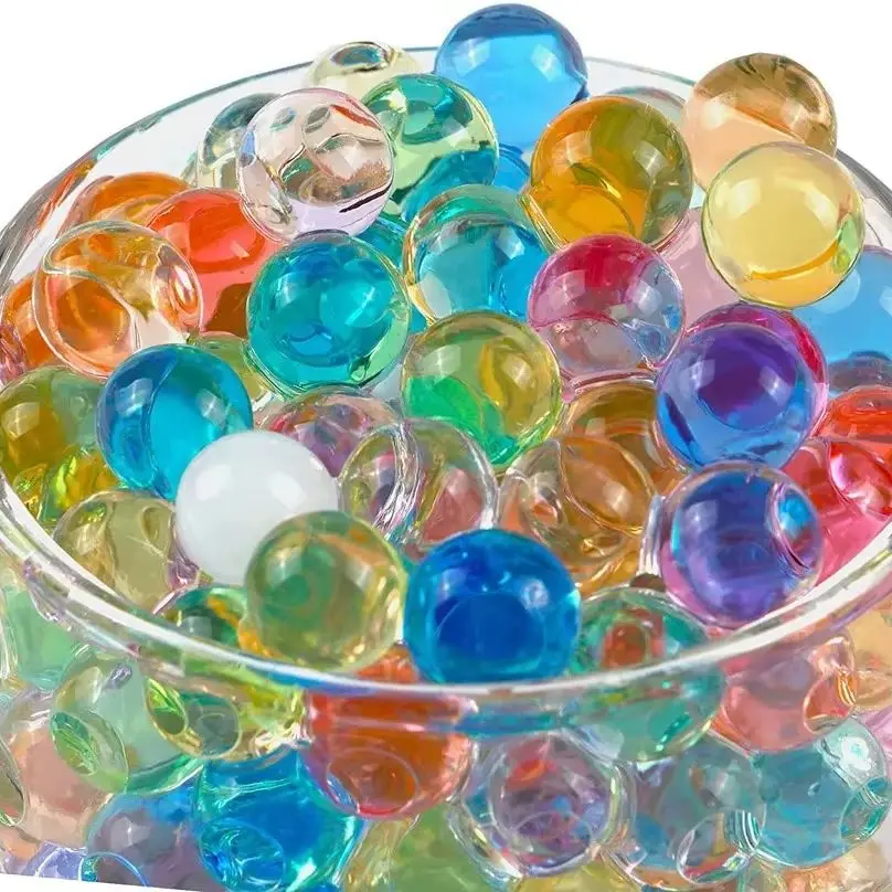 15 000 шт. гелевые желейные шарики цвета радуги водяные бусины для цветочных ваз