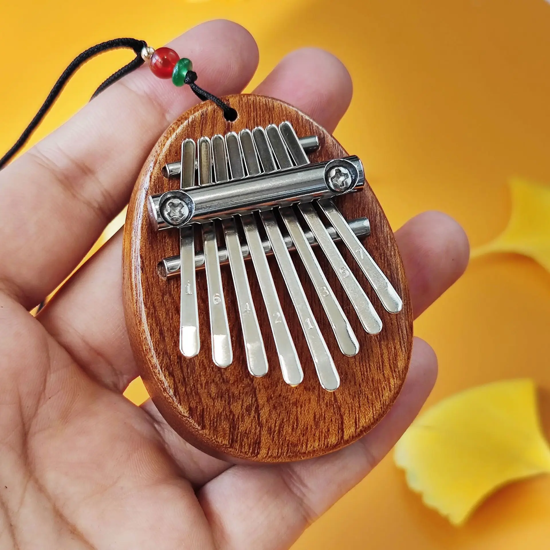 

Пианино для большого пальца Kalimba, 8 клавиш, корпус из красного дерева, музыкальный инструмент, сумка для Kalimba, фортепиано для африканского пал...