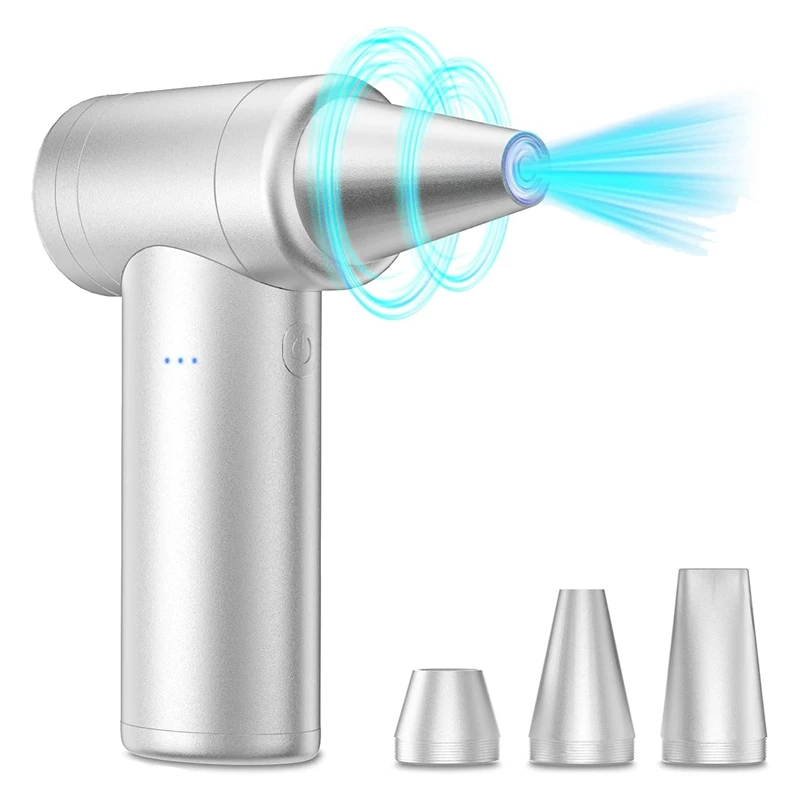 

Портативный беспроводной электрический воздухоочиститель, металлический пыльник для сжатого воздуха, 108000 об/мин, очиститель компьютерной ...