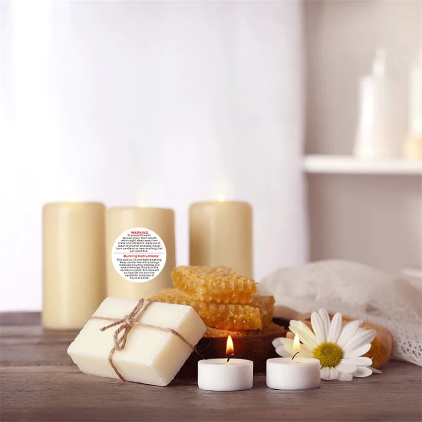 500 шт./рулон бумажные наклейки для свечей |