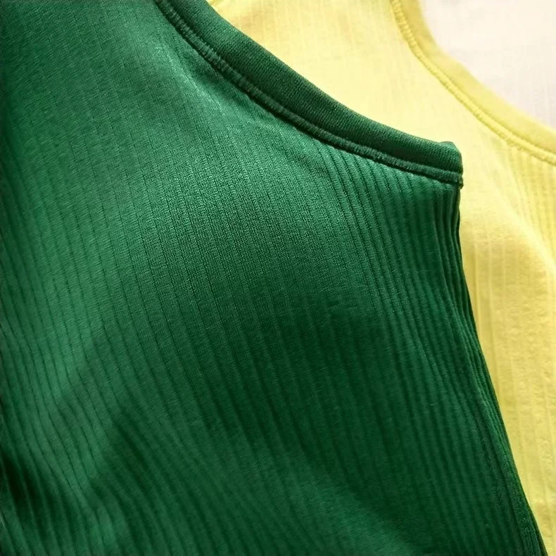 Lulu EBB Yoga Tank Top Women Sports Jacket Shape Vest Fitness Sleeveless Spring Summer Bra With Chest Pad Workout Gym Tank Tops