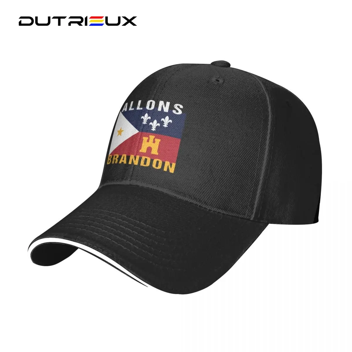 

Baseball Hat For Men Women Allons Brandon Louisiana Acadiana Flag American Flag Lets Go Brandon Cap Hat