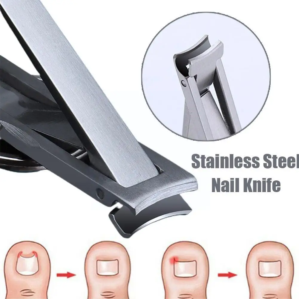 

Stainless Steel Nail Clippers Foldable Practical Multifunctional Nail Portable Nail Tool Care Scissor Household Mini Ultra- Q7R0