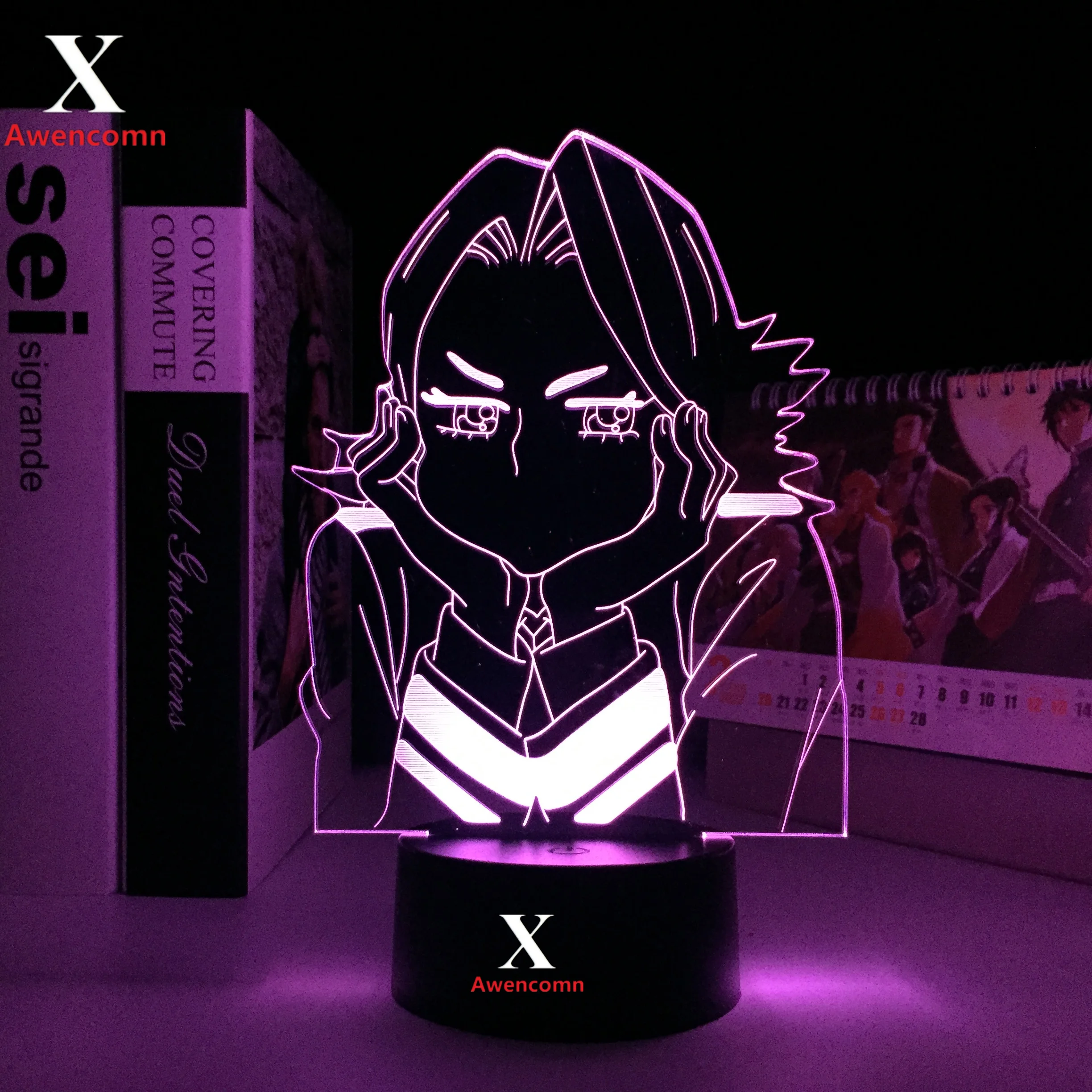 

Anime My Hero Academia 3D Lamp Yuga Aoyama Lamp for Bedroom Decoration Birthday Gift Can't Stop Twinkling LED Night Light