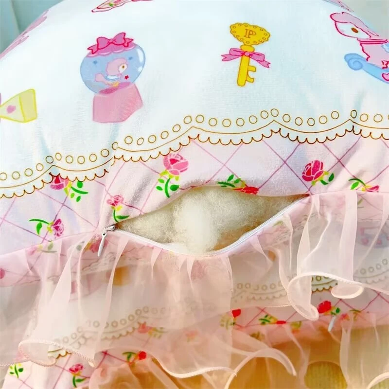 Симпатичная кружевная Подушка My Melody в японском стиле с принтом