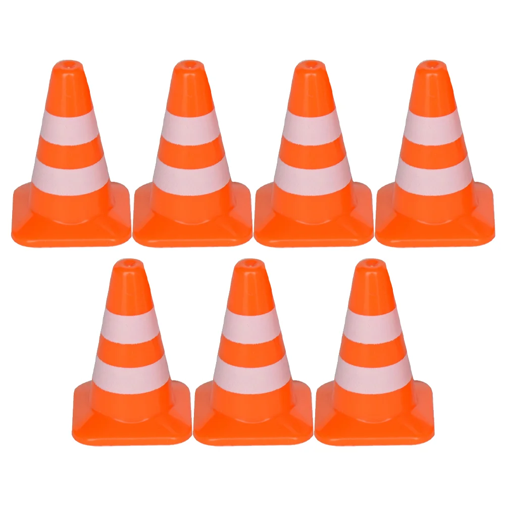 

Cones Traffic Mini Road Cone Roadblock Toy Signs Sign Toys Construction Kids Miniature Play Simulation Safety Orange Training