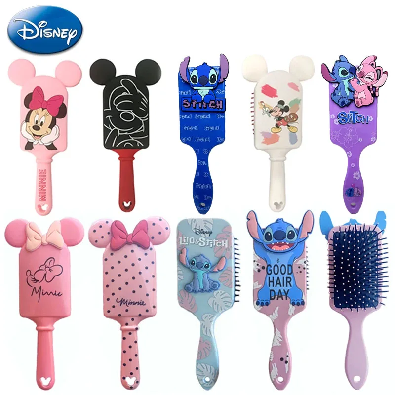 Массажные расчески Disney на воздушной подушке Стич Микки и Минни мультяшные