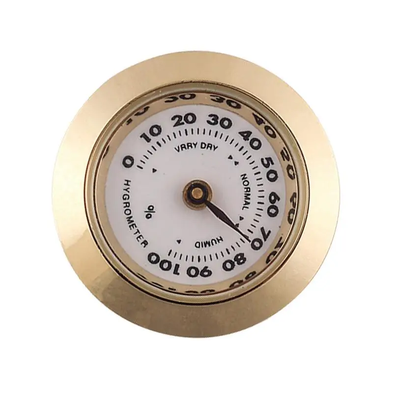 

Analog Hygrometer For Cigars Humidor Mini Cigars Analog Hygrometer High-Precision 28mm Cigars Hygrometer Mini Analog Hygrometer